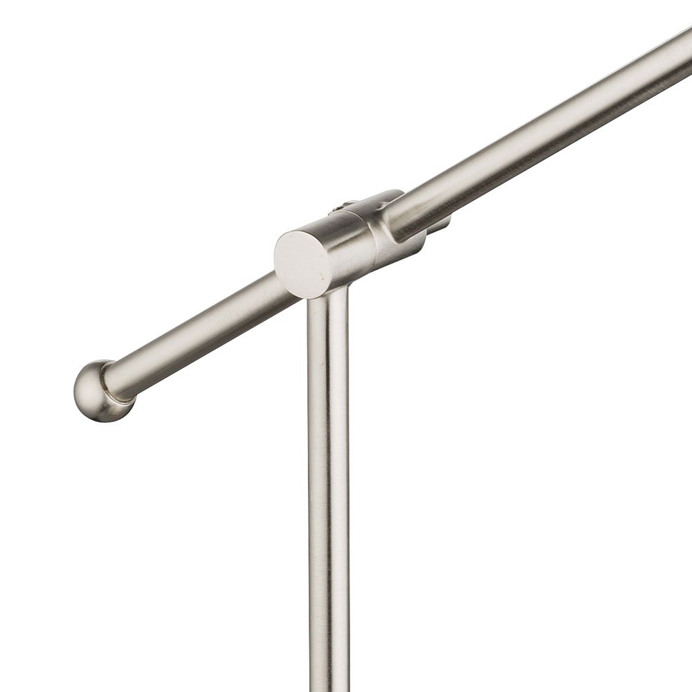 Lampada da tavolo a LED da lavoro cromato lampada da lettura interruttore regolabile Globo 56138-1T