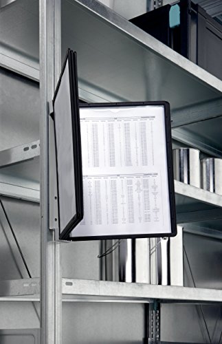 Durable Magnetic Wall Reference System, 5 Double-Sided Panels, Letter-Size, Assorted Colors, Vario Design (576200) #TOP6