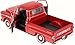 Motor Max 1:24 W/B American Classics 1958 Chevrolet Apache Fleet Side Pickup Diecast Truck RED
