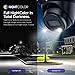 Amcrest 4K Night Color AI Turret IP PoE Camera 49ft Full Color Nightvision, Security IP Camera, Built-in Microphone, Human Detection, Perimeter Protection, 129° FOV, 4K@15fps IP8M-2779EB-AI (Black)