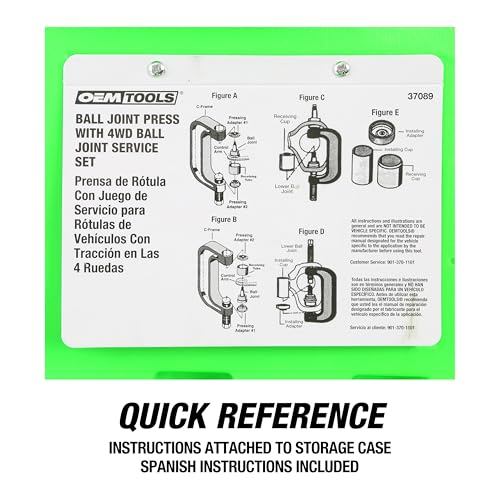 Presse pour joint à rotule et joint en U OEMTOOLS 37089 - 5