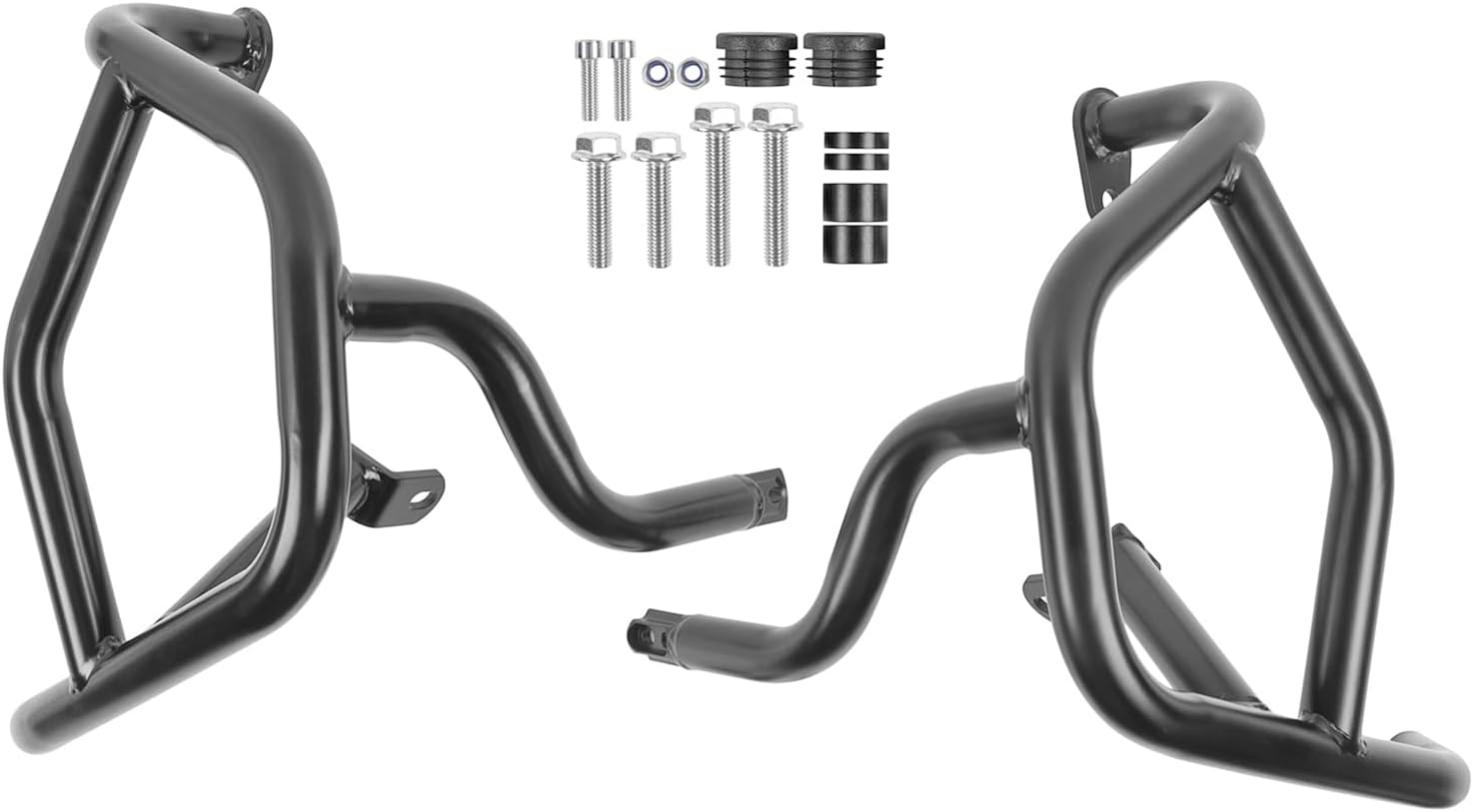 Motorcycle Steel Engine Guard Highway Crash Bars Compatible with Triumph Tiger 900 GT/GT Pro/Rally/Rally Pro 2020 2021 2022 2023 Lower Body Frame Tank Falling Protector Bumper, Black