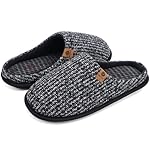 ONCAI Mens Cozy Memory Foam Scuff Slippers Slip On Warm House Shoes Indoor/Outdoor with Best Arch Support - Image 5