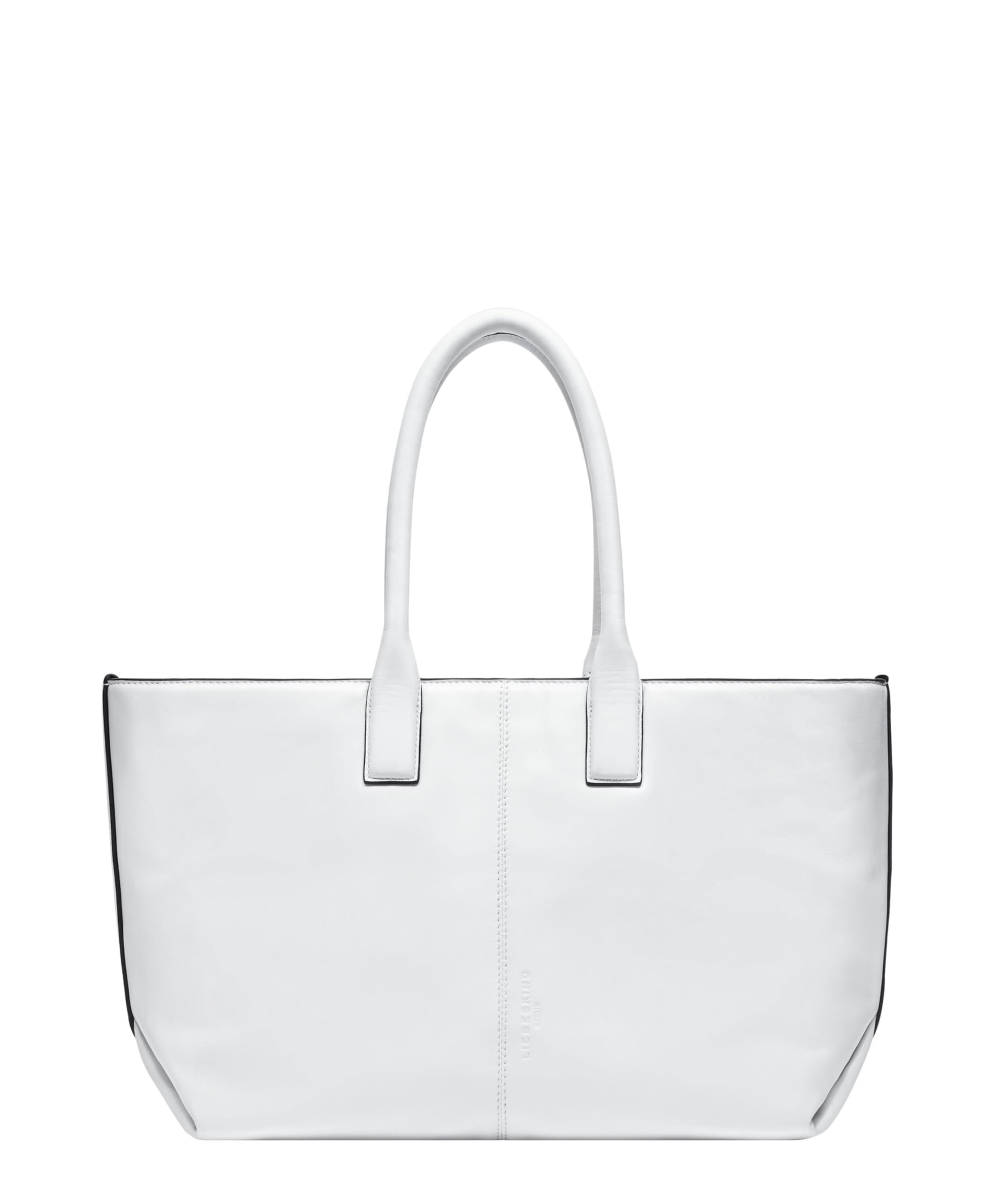 LIEBESKIND BERLIN Leather shopper bag shoulder bag Seasonal Noos Sheep Natural Chelsea Cream White