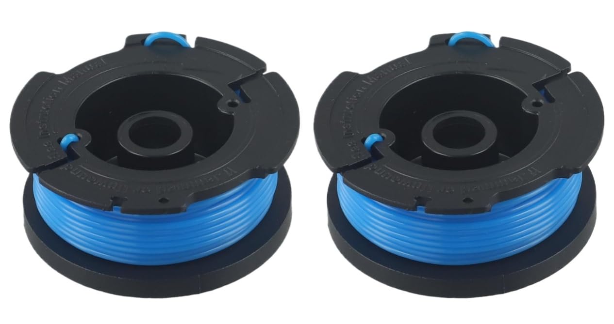 YUETTYY Replacement Spool Line,1/2/4/10 PCS Grass Trimmer Spool for for Black & Decker For BCSTA536 Trimmer Thread Spool Kit,Auto Feed Trimmer Spool Cutting Line (2PCS)