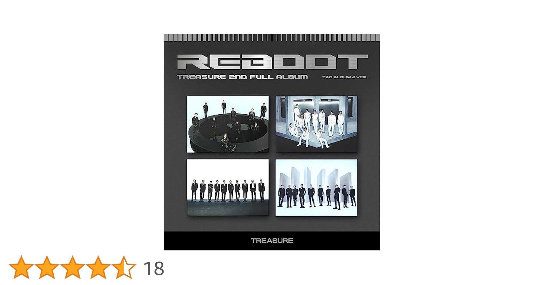 Amazon.co.jp: TREASURE 2ND FULL ALBUM [REBOOT] YG TAG ALBUM