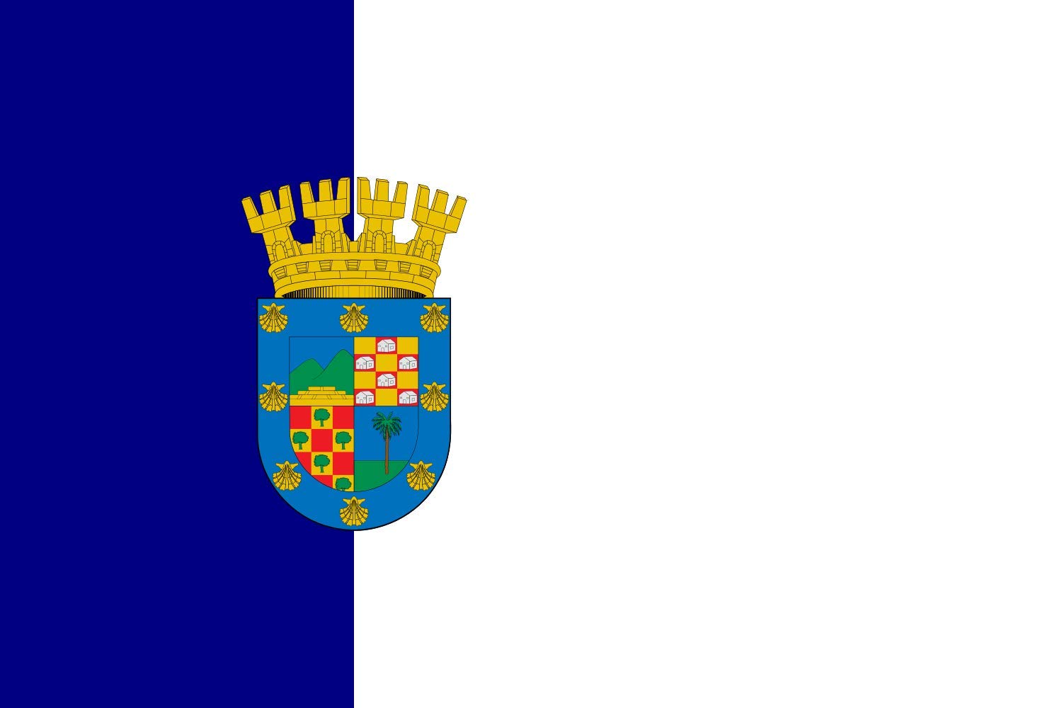 Drapeau XL Conchalí : grand pavillon de la ville de Conchalí Chili