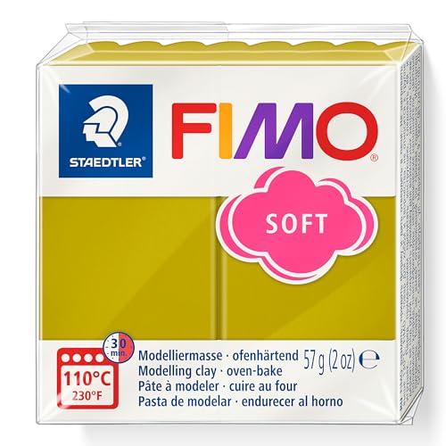 STAEDTLER FIMO Soft - Pain pâte à modeler 57 Grammes - Roseau des sables - 8020-T51