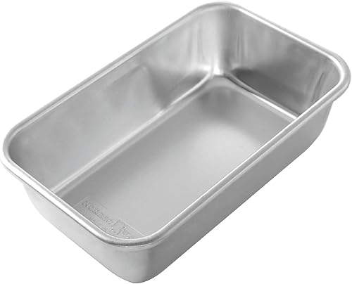 Miniatura 5 de Nordic Ware - 47500 Naturals Aluminio Commercial - Molde cuadrado para tartas de 8 x 8 pulgadas, 8 x 8 pulgadas, plateado y -45900-Loaf, 1-12 libra,