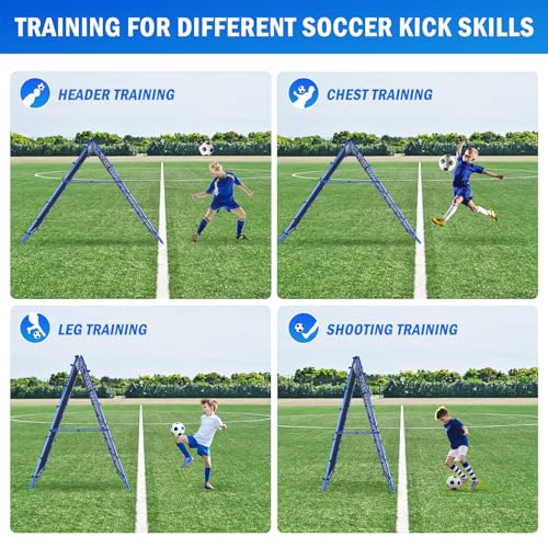 image for Winthai 5x5FT Dual-Sided Soccer Rebounder Net, Fast & Slow rebound spe