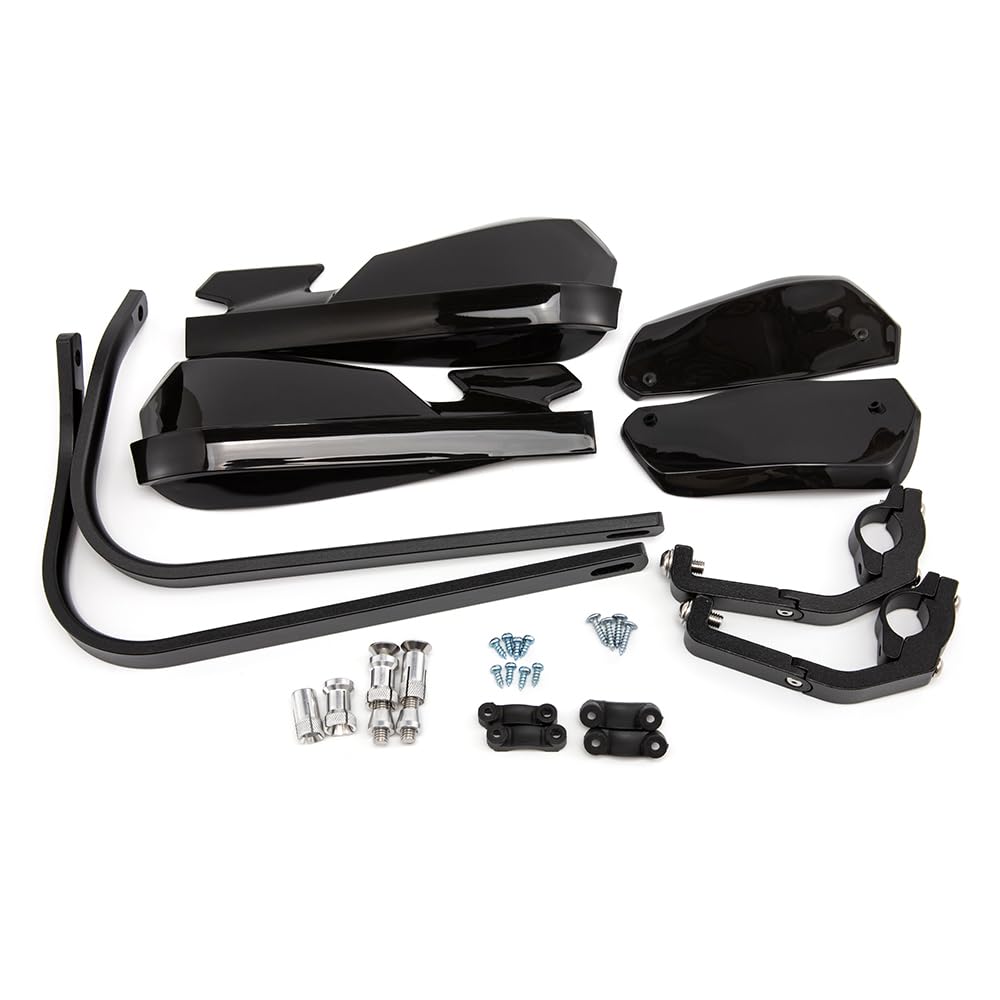 Handprotektoren Motorrad Universal Motocross Handschutz Universeller Handguards Motorrad für Cafe Racer, Bobber, Chopper, Roller，E-Bike G 310 GS G 310 GS G310R 2016–2024 (Schwarz)