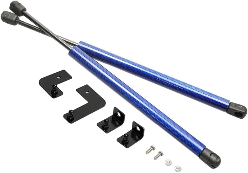 Lift Support Struts for Subaru XV Crosstrek GT 2017-2022 Modify Front Hood Bonnet Gas Spring Shocks Damper Carbon Fiber Prop Rod Car Parts (Pure Black)