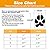 BINGPET Dog Boots Waterproof Reflective Pet Shoes for Medium to Large Dogs Anti-Slip Paw Protectors with Adjustable Straps 4 Pcs