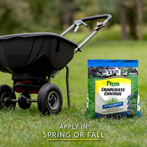 Preen 2464064 Crabgrass Control Lawn, 15 lb, Covers 5,000 sq. ft