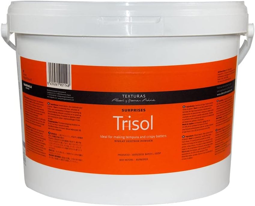 Texturas Trisol 4kg – Premium Soluble Fibre for Crispy Frying – Ideal for Tempura, Batters & Low-Sugar Baking