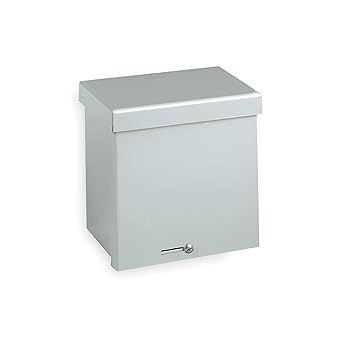 Wiegmann RSC121204 RSC-Series Wallmount Enclosure NEMA 1/3R Lift-Off Screw Cover with Knockouts, Carbon Steel, 12