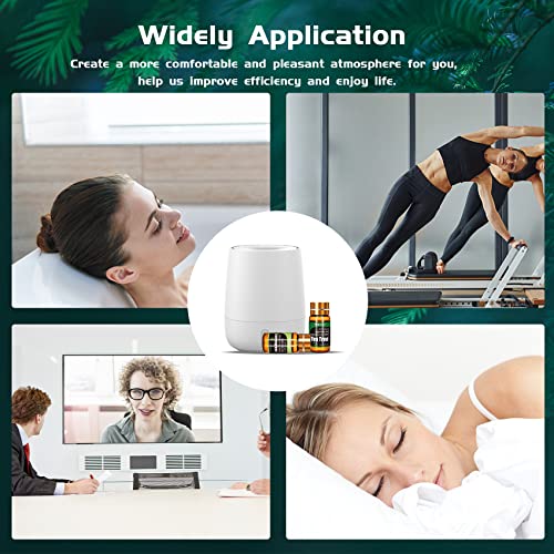 Essential Oils Set- 6 Aromatherapy Oils -Perfect For Diffuser, Humidifier,Aromatherapy, Candle Making, Massage-Peppermint, Tea Tree, Lavender, Eucalyptus, Lemongrass, Sweet Orange（5Ml） #TOP4