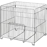 アイリスオーヤマ ストーブガード 幅75×奥行60×高さ71cm シルバー STG-750N