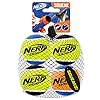 Nerf Dog 25in Squeak Tennis Ball 4 Pack Multicolor