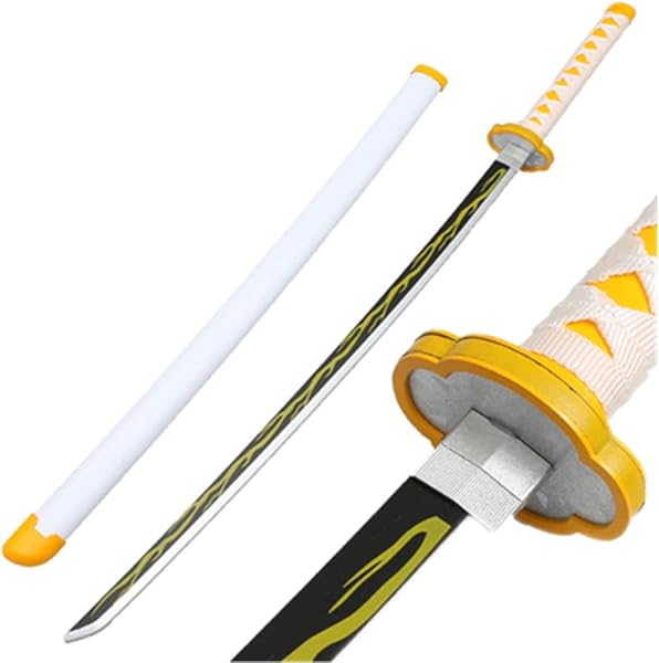 damdos Accessoire pour Halloween pour Demon of Slayer Cosplay Épée Mousse PU 80 cm Tomioka Giyuu Kamado Tanjirou Épée Cadeaux de Noël Anniversaire - 1