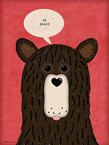 Set Of Four Woodland Wisdom Forest Animals Raccoon Owl Fox Bear Inspirational Cute Children’s Room Classroom Unframed Art Prints 12X16 Inches #TOP4
