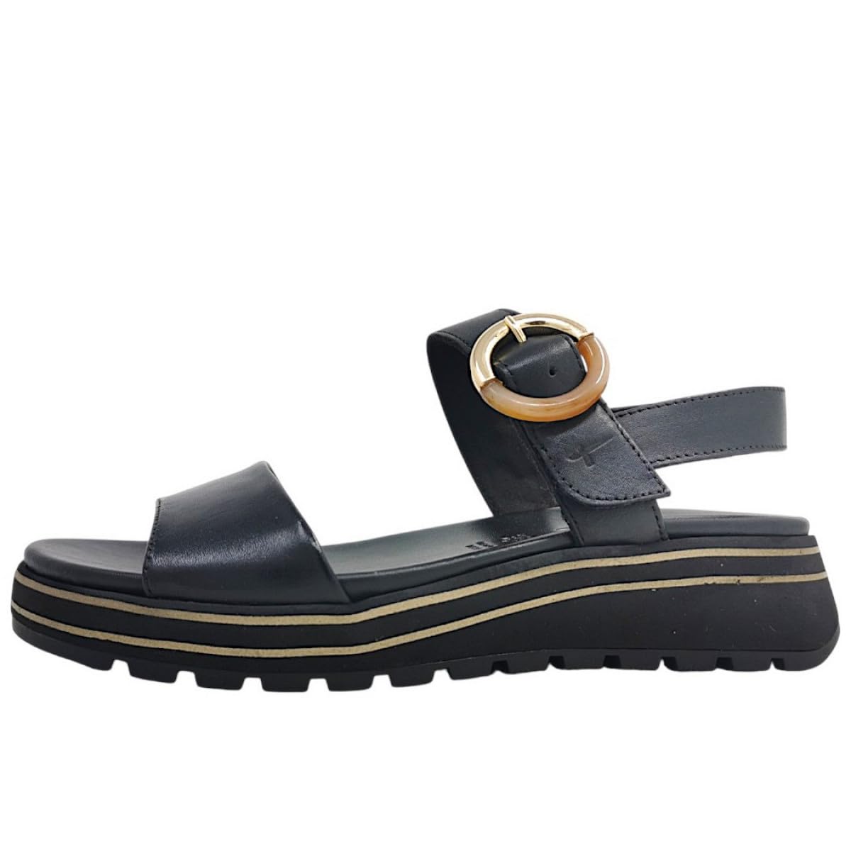 Tamaris Women's 1-28254-46 Sandals with Heel, Black, 41 EU