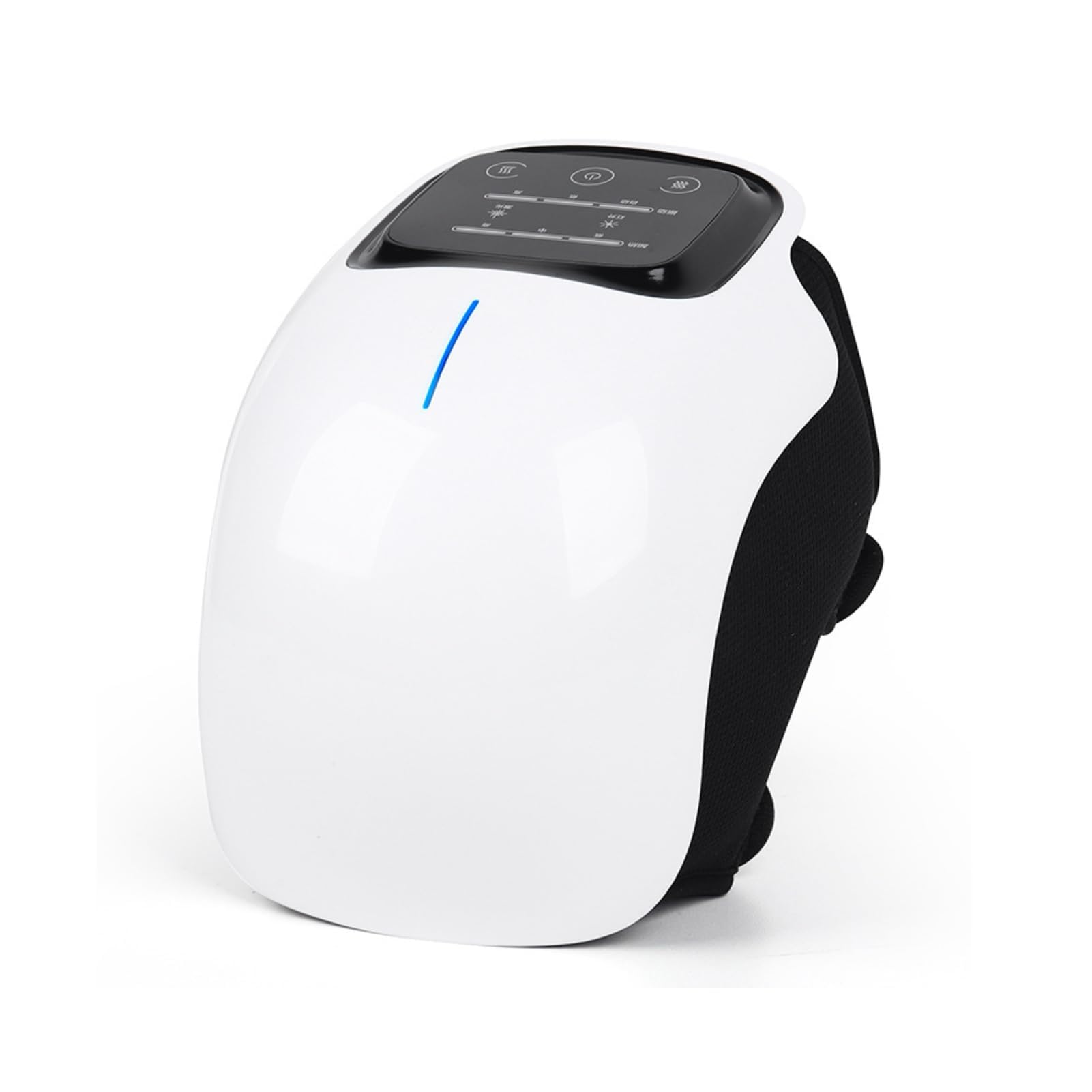Masajeador de Rodilla con Calefacción Inalámbrica, Masajeador de Rodilla con Calor y Vibración, 3 Niveles de Calefacción, Pantalla LED Recargable (1 Articulo)