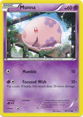munna pokemon card value Amazon.com: Pokemon - Munna (39)