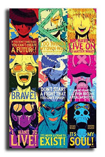 Pixelartz One Piece Strong World Japan Anime Multi Color Art Paper Wall Poster 12 X 18 030 Buy Online In Colombia At Desertcart Co Productid