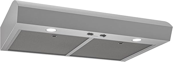Broan-NuTone 30-Inch Stainless Steel Under Cabinet Range Hood- Modern Design with Quiet Power at 350 CFM, 1.5 Sones for Powerful Kitchen Ventilation