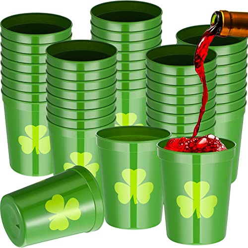 Patelai 32 Pcs St Patricks Day Party Plastic Cups...