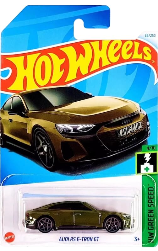 Image of Hot Wheels Audi RS E-Tron GT HW Green Speed Ages 3 and Up 36 /250 (Green)