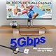 Guermok USB3.0 Video Capture Karte, PD 100W Fast Charge 2K@30Hz USB C zu USB-A/C Capture Karte, 4K USBC Capture Geräte für Quest MacOS PC Switch, Steam, Phone Pad, Live Gaming Streaming