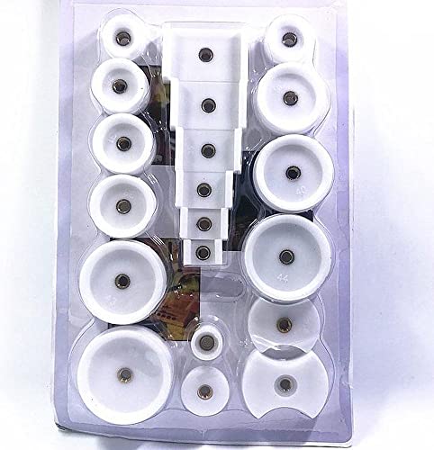 20 piezas de nylon Derlin muere set reemplazar 4 caja de reloj de cristal más cercana prensa reparación herramienta Cover