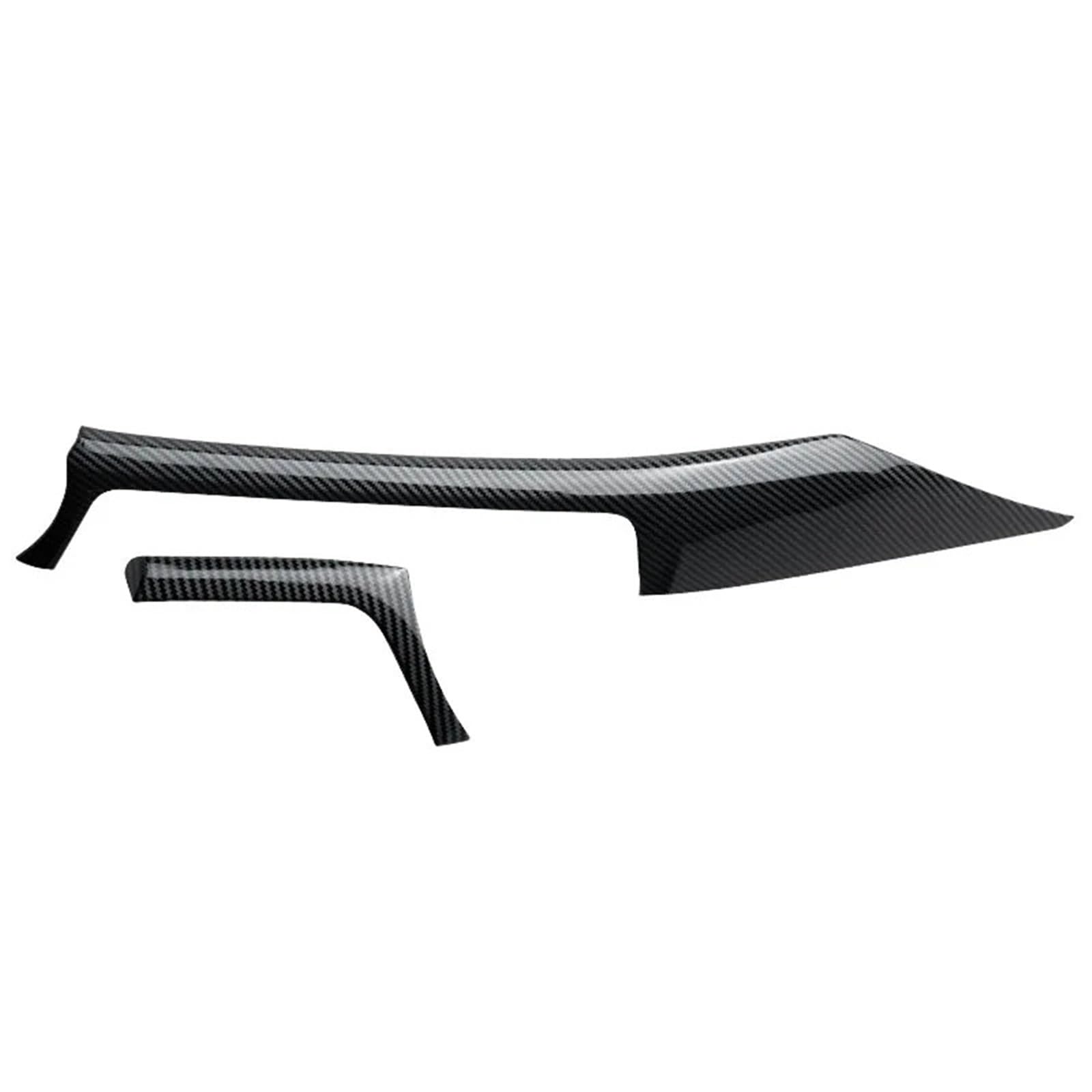 Folia na panel‌ Okleina skrzynia biegów‌ Pasuje do BMW serii 3 4 F30 F31 F32 F34 2013-2019 Carbon Fiber Central Dashboard Strip Trim + Lewa osłona otworu wentylacyjnego