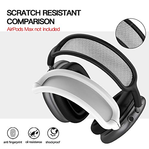 Tucana Case Compatible For Airpods Max Headphones, Silicone Headband Skin Cover, Earcup Accessary White #TOP2