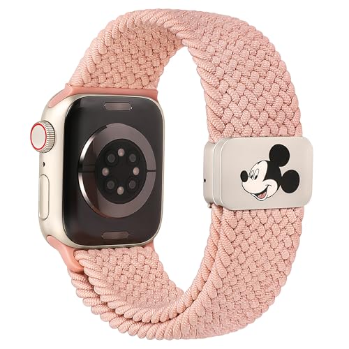 Girovo Braided Cartoon Metal Magnetic Clasp Band Compatible with Apple Watch Bands 40/38/41/42mm...