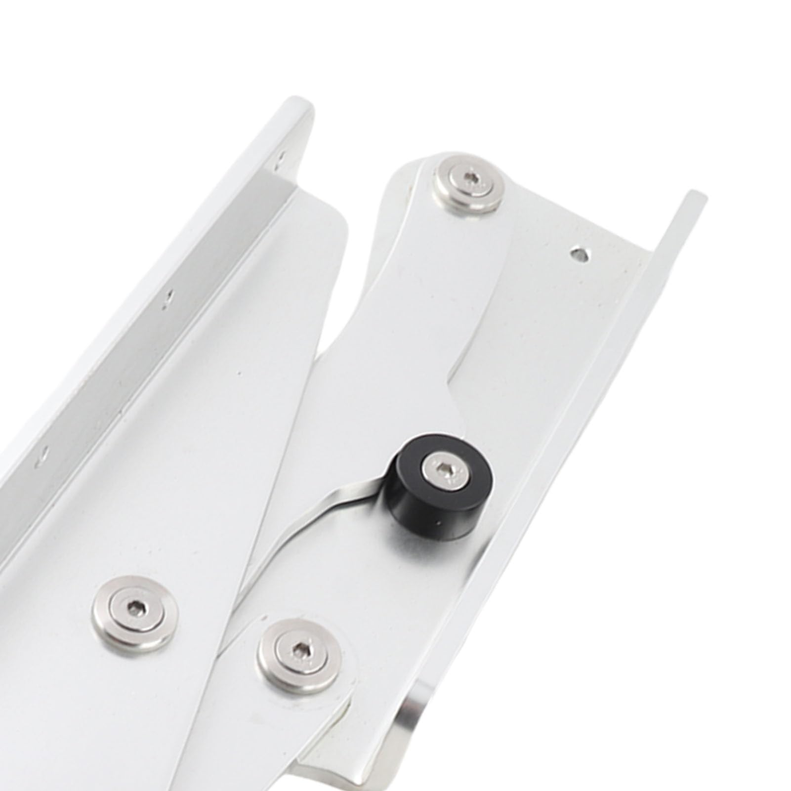 Drfeify Coppia Cerniere per Sedili Pieghevoli per Barche, Cerniera per Sedili Pieghevoli Marine in Lega di Alluminio Anodizzato Spessore 8 Mm Anti Pizzicamento Bordo Arrotondato Supporto per