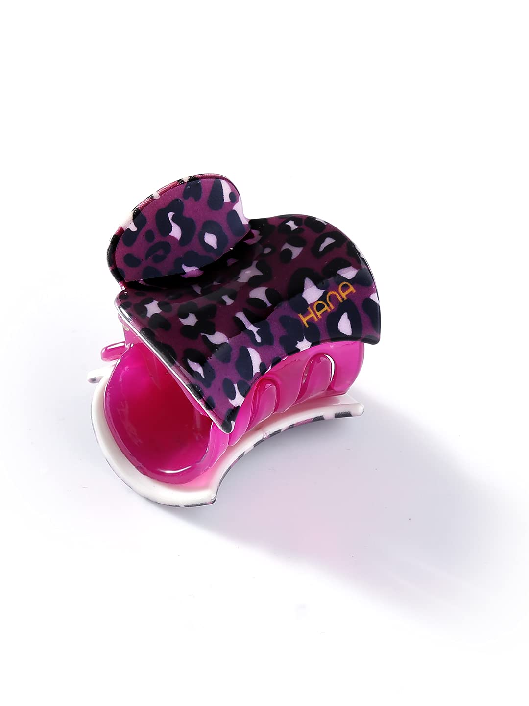 6pc Leopard Print Hair Claw Clip Set, Soft Touch Accessories