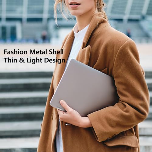 Image of 11.6 inch 2 in 1 Touchscreen Laptop, FHD 1080P Display, Intel Celeron CPU, 8GB RAM 256GB SSD, 360Convertible Flip Ultra Thin Lightweight Tablet Laptop,Webcam,Type-C,WiFi,Window s 11,Silver
