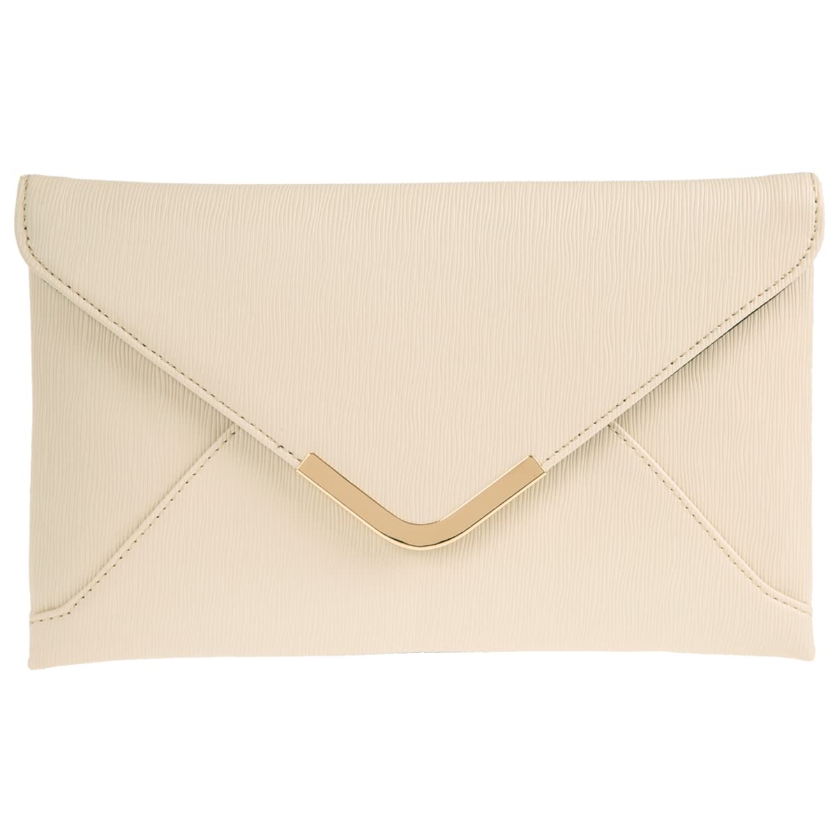 JNB Faux Leather Envelope Clutch Purse