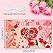 HOWAF Grande Corazón Rojo Rosa Pancarta para Decoración Romántica, Te Amo Pancarta...