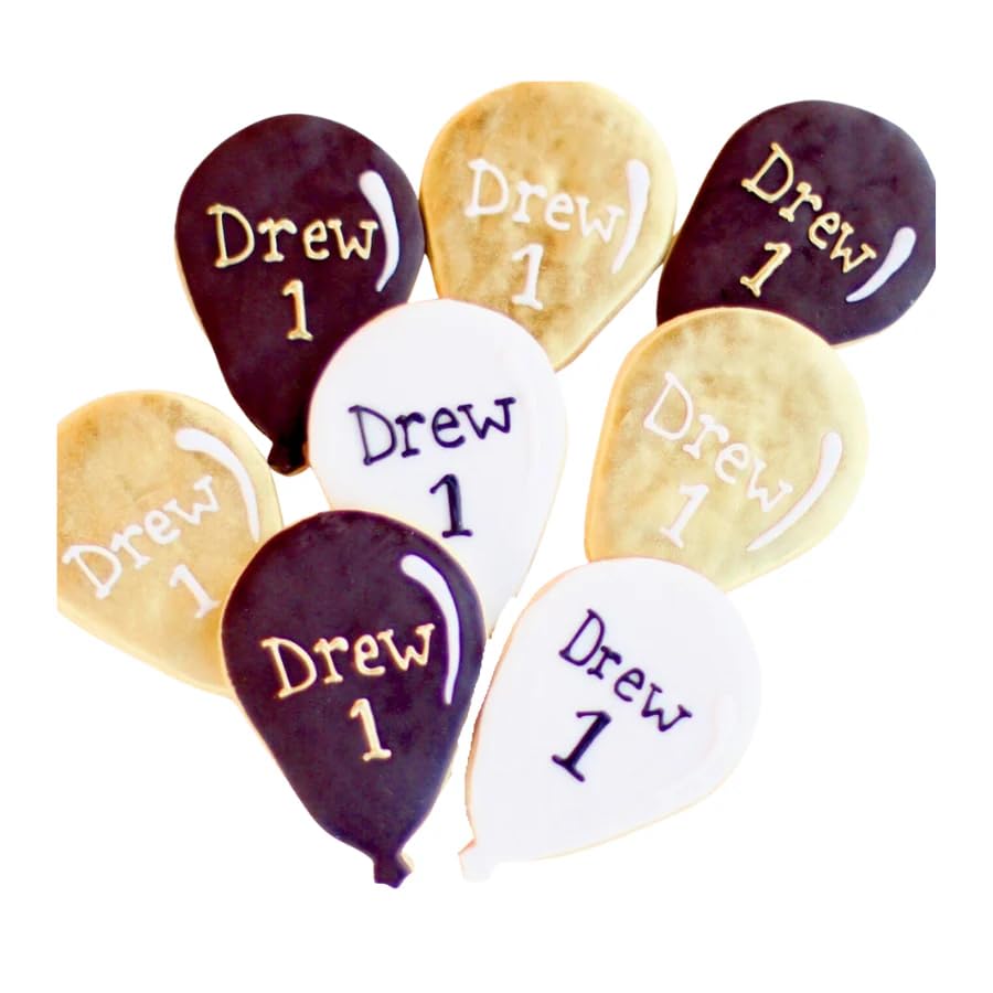 1 Dz. Party Balloon Sugar Cookies! Tailor these cookies to fit any color scheme! Brthday Balloon, Party Gift!