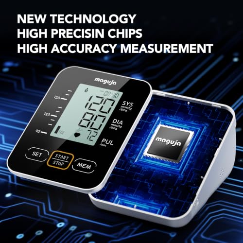 Image of Blood Pressure Monitor for Home Use, Large Upper Arm Blood Pressure Cuff