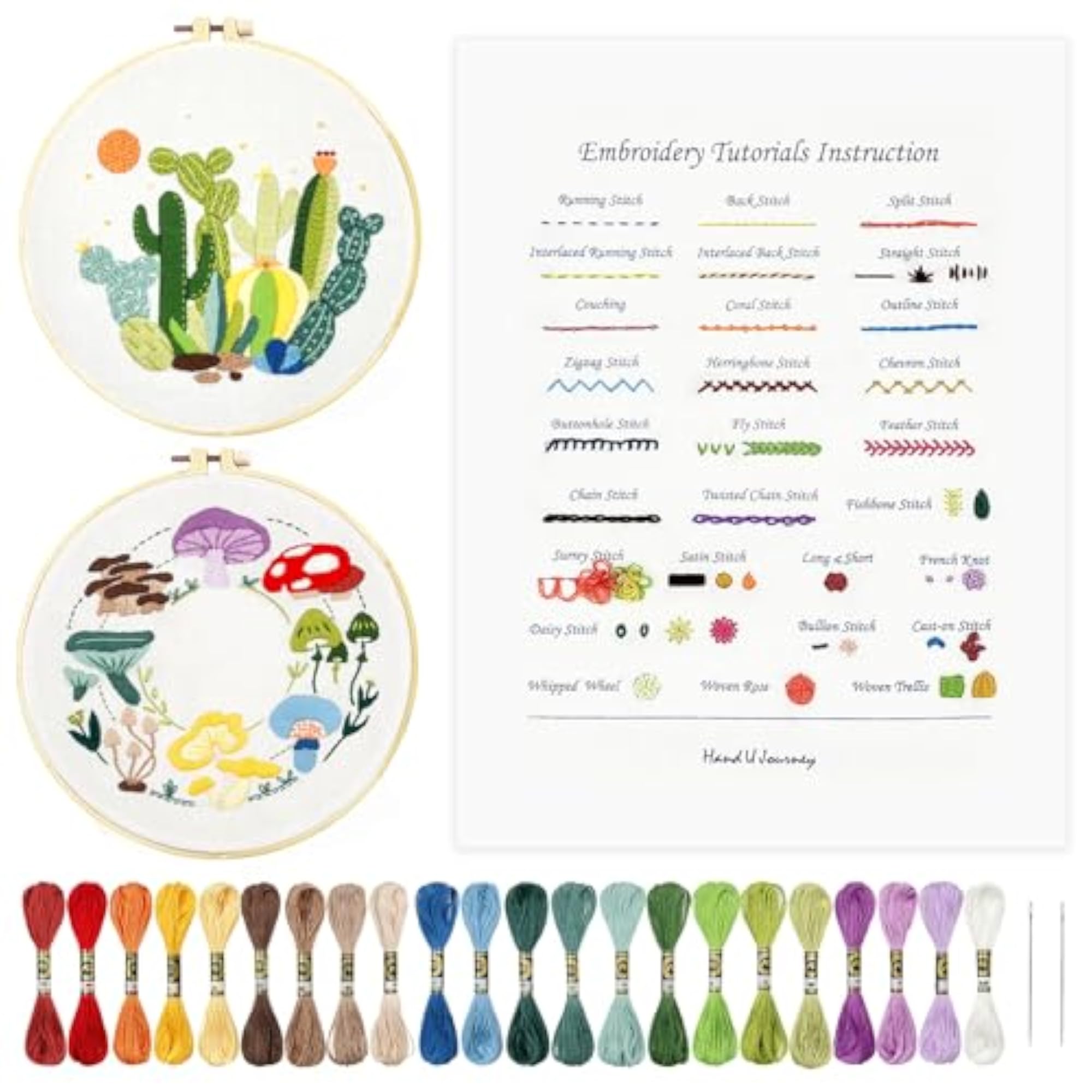 Basic Embroidery Stitch Kit for Beginners