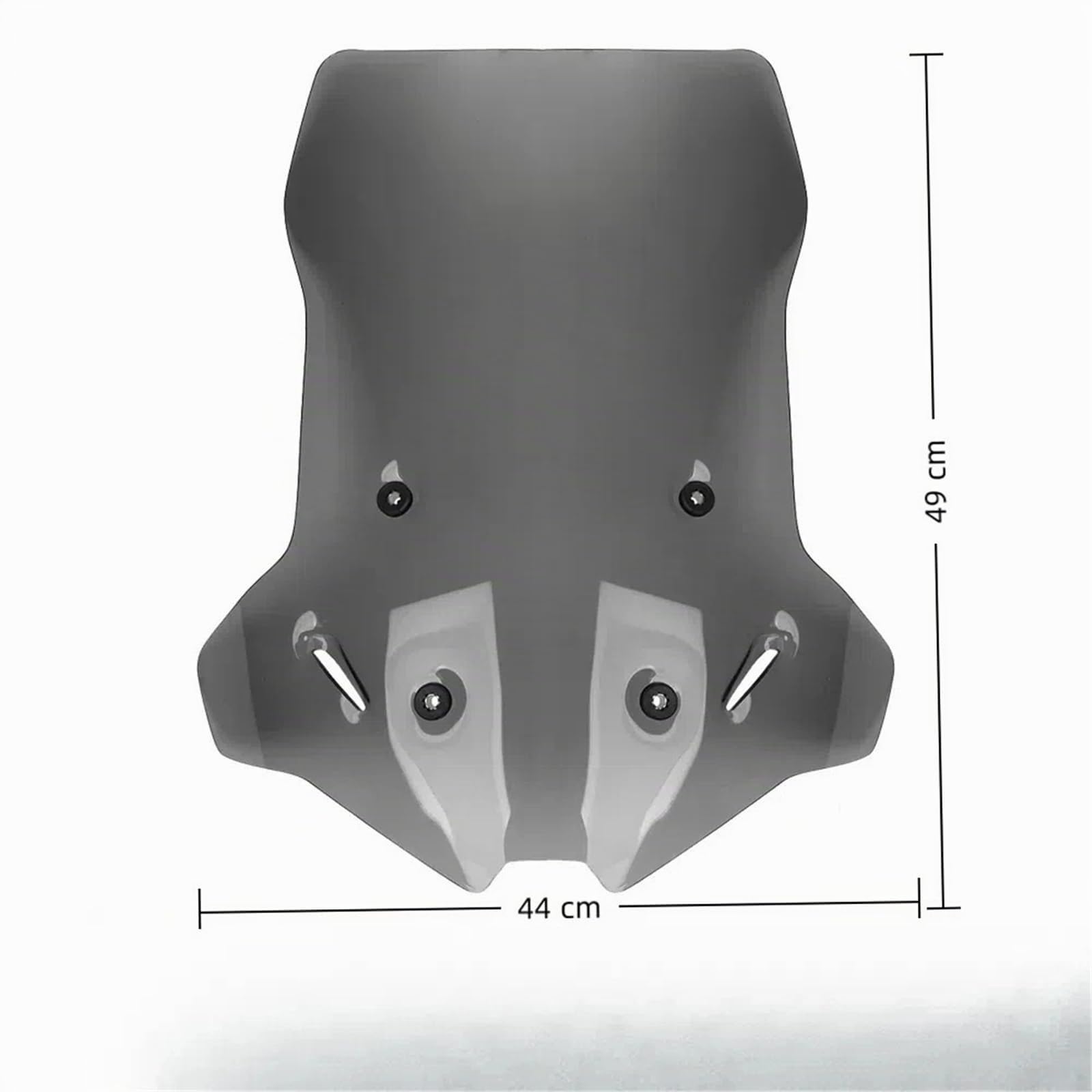 Deflector Cupula Moto Compatible con LONGXIN, Compatible con VOGE DSX 900 900DSX DS 900 X 2024 2025, Deflector de Parabrisas Delantero de Motocicleta DS900X Deflectores(49 Gray)