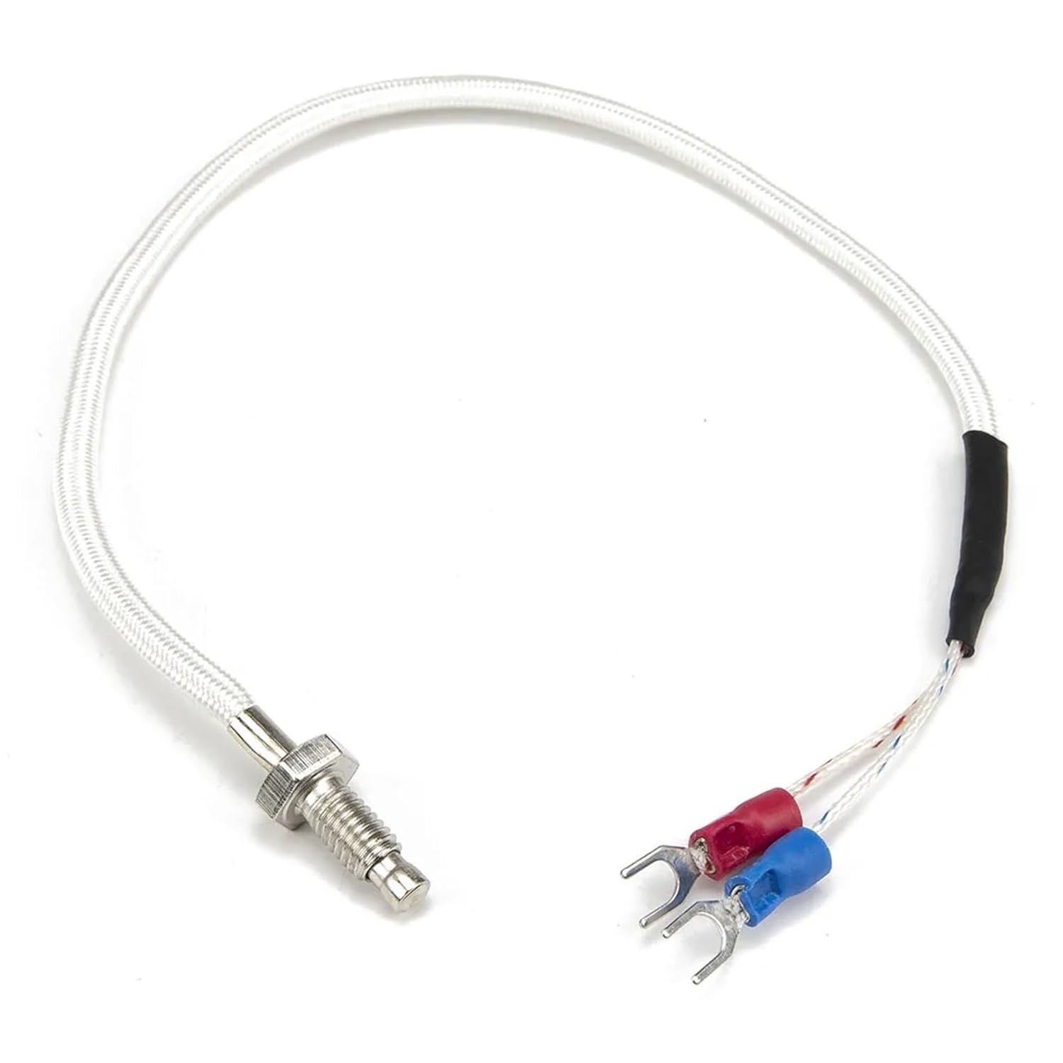 FTARB01 K Type M6 Bolt Head 0.3m Fibreglass Braided Cabel Screw Thermocouple Temperature Sensor 1Pcs