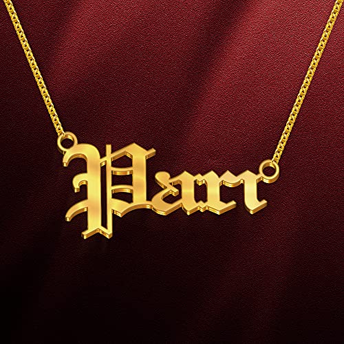 Image of Pari Cursive Gold & Silver Name Pendant Necklace, Best Jewelry Gift for Girls.