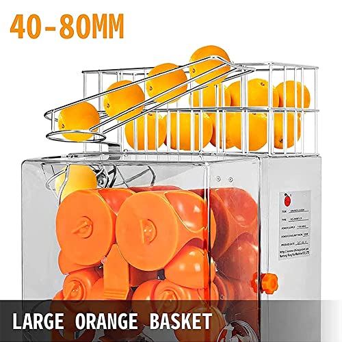 Exprimidor de Naranja eléctrico, exprimidor Comercial de cítricos, máquina automática para Hacer jugos y Bebidas.