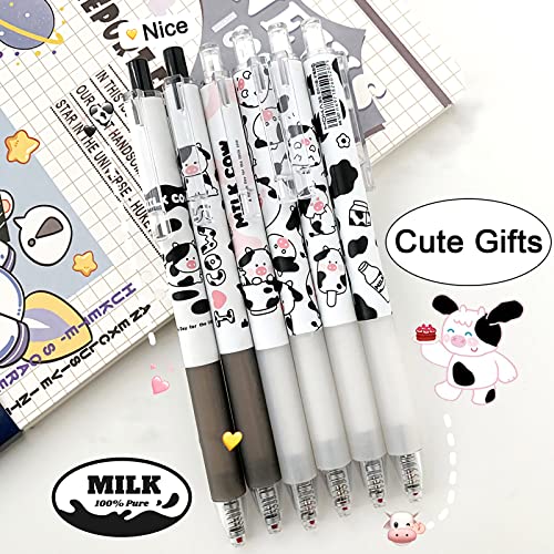 Bolígrafos Gel Negro 0.5mm Pack de 6 Kawaii Cute Pens miniatura 6